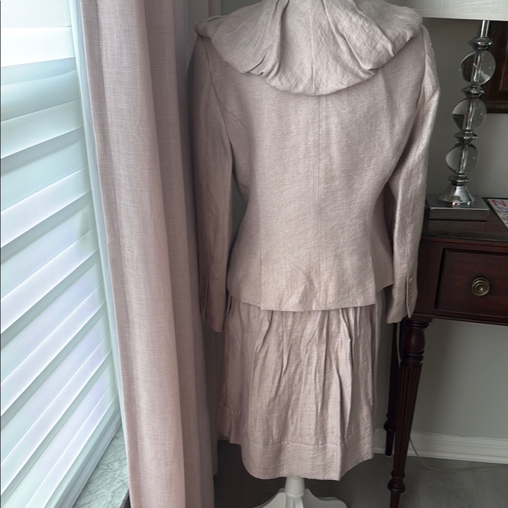 BCBGMaxAzria Pink Ruffled Blazer - Picture 3 of 6
